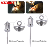 Dental Broken Root Drill rest Extractor Apical odłamki korzeni wiertarka medyczna stal nierdzewna krótka 34.3mm długa 44.5mm 1